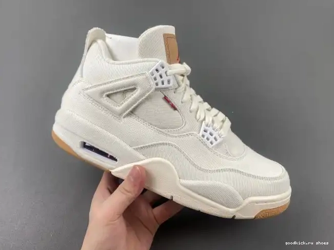 Jordan 4 Levi's Air x 'White' AO2571-100 0621